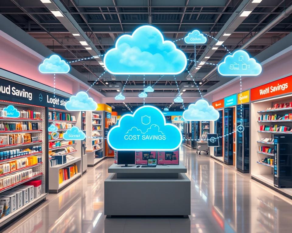 Kostenbesparing cloud retail